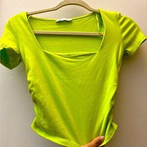 Neon summer crop top